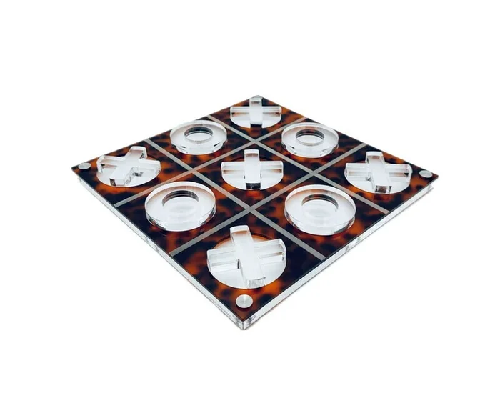 “La Vieja” 2D Tic-Tac-Toe Game Tortoise Shell