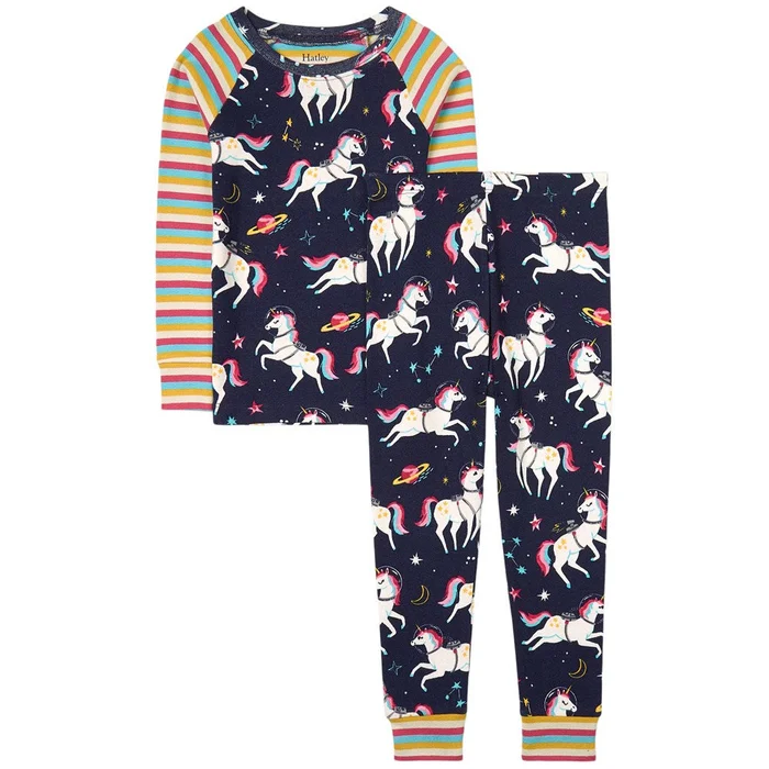 Last One: 2T – 2 Piece Pajama – Raglan Space Unicorns