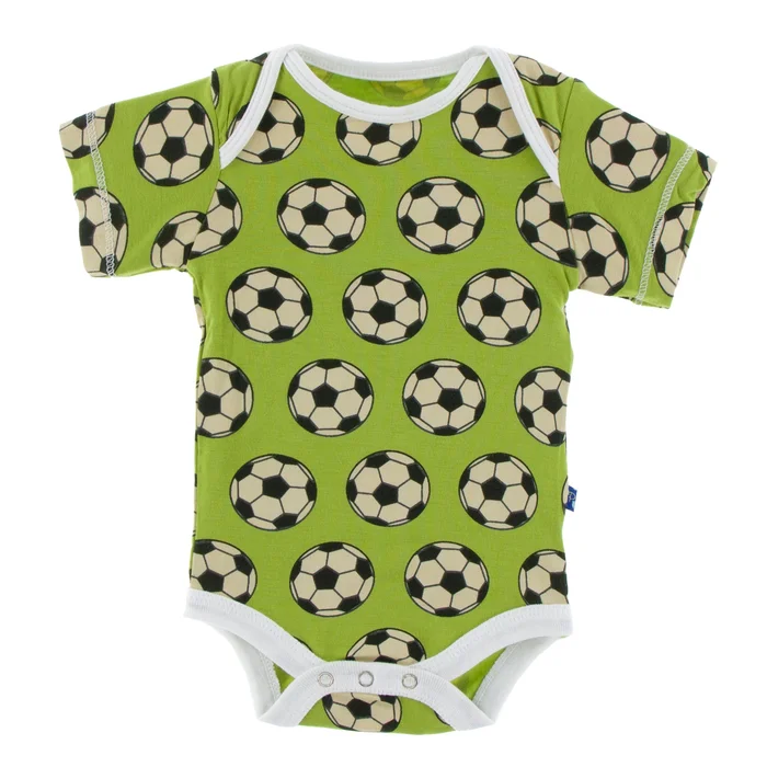 Last One – Size 3/6M: Onesie (Short Sleeve) – Meadow Soccer