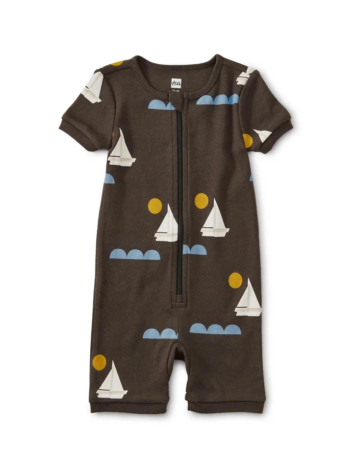 Last One – Size 9/12M: Coverall (Zipper/Short Sleeve) – Sailing The Nile