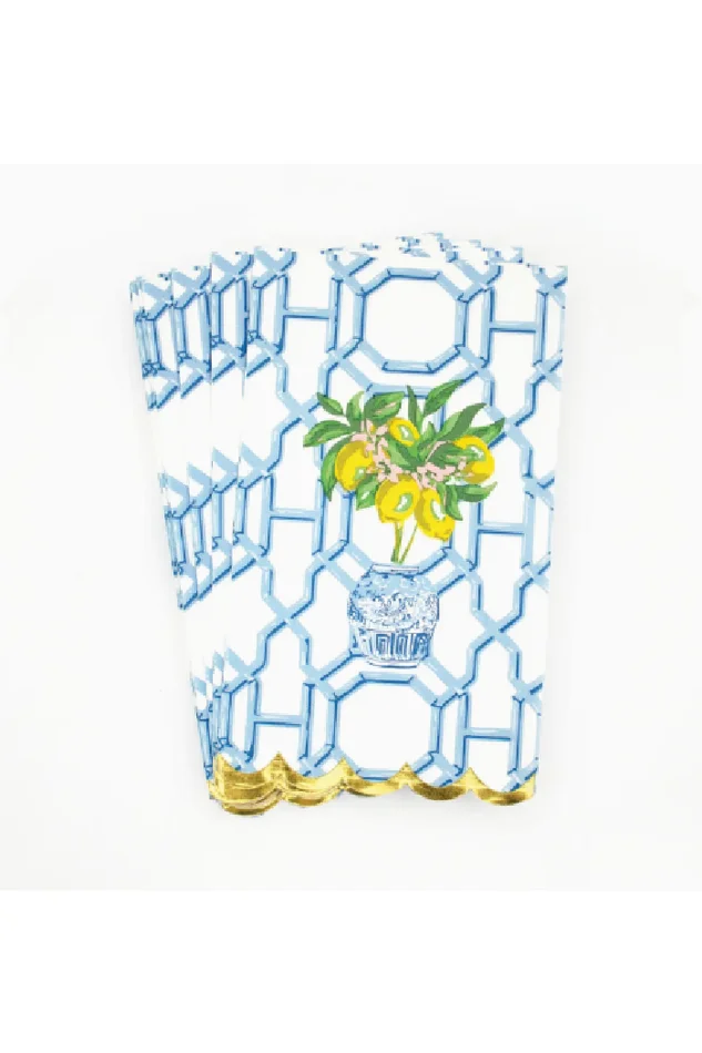 LEMON GINGER PAPER GUEST TOWEL