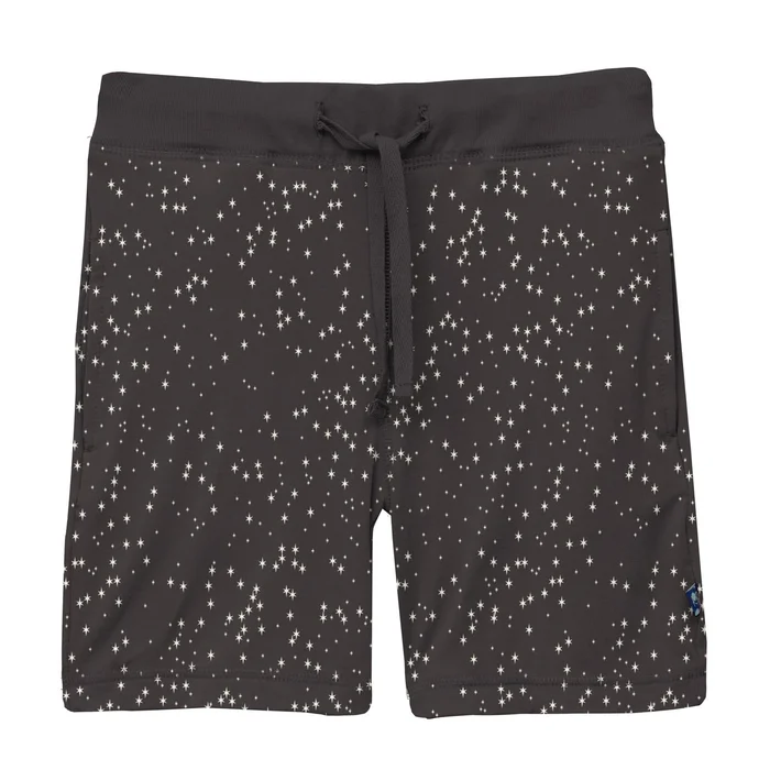 Lightweight Drawstring Shorts – Midnight Constellations