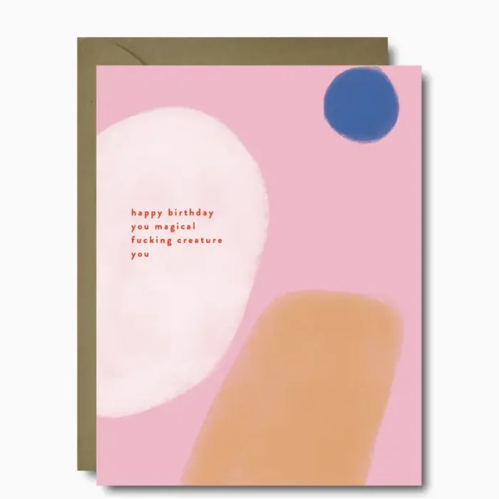 Magical Creature Birthday Greeting Card