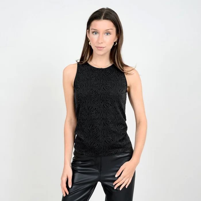 MARIA RACER TANK BLACK