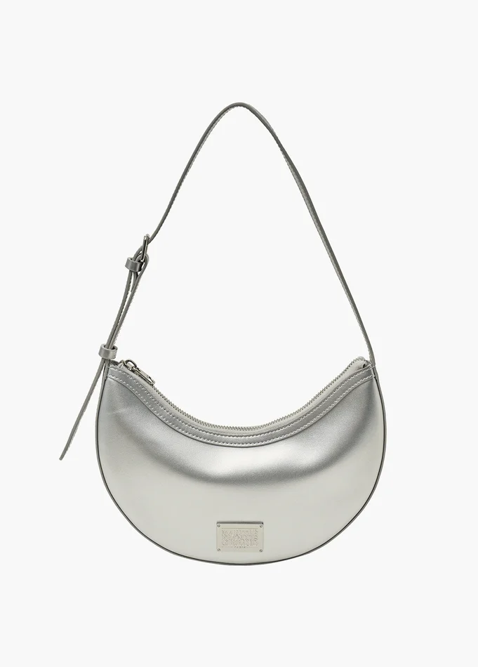 MARITHE FRANCOIS GIRBAUD CLASSIC LOGO HALF MOON SHOULDER BAG