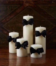 Match Pewter Ivory Smooth Pillar, 4*6 In.