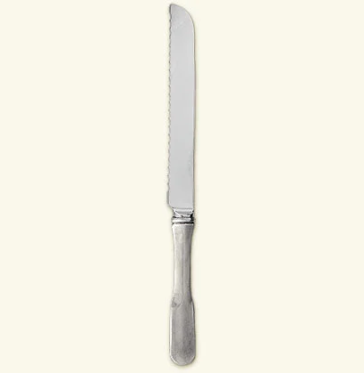 Match Pewter Olivia Bread Knife