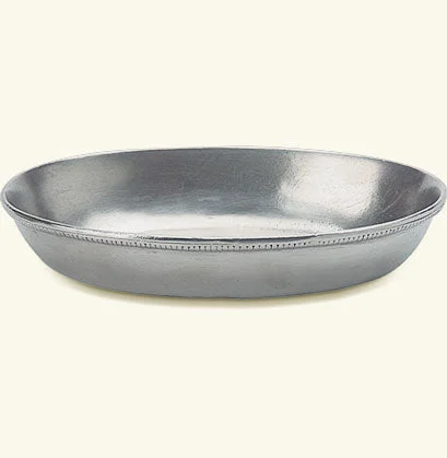 Match Pewter Oval Soap Dish