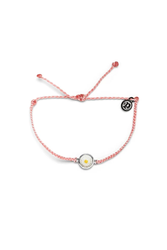 Meadow Silver Bracelet-Parfait Pink