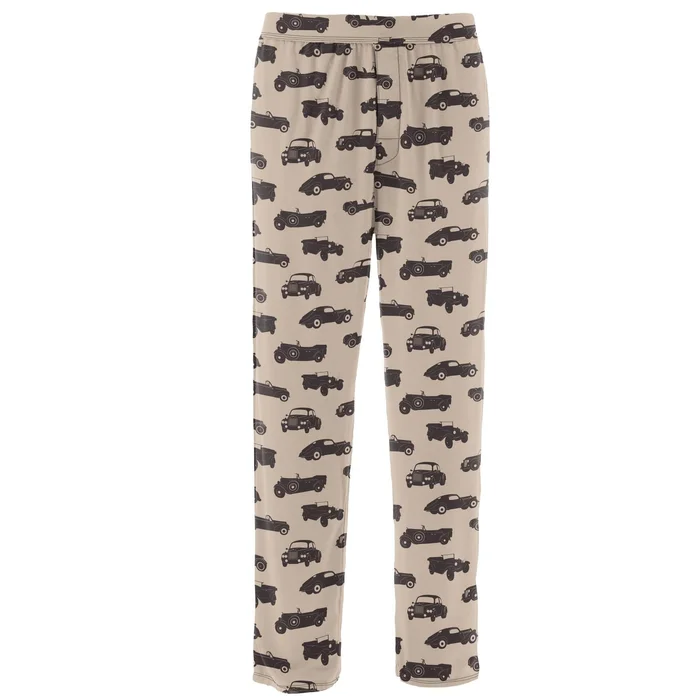 Men’s Pajama Pants – Burlap Vintage Cars