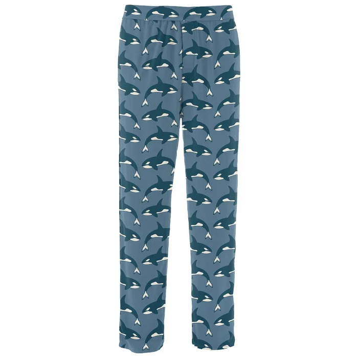 Men’s Pajama Pants – Parisian Blue Orca