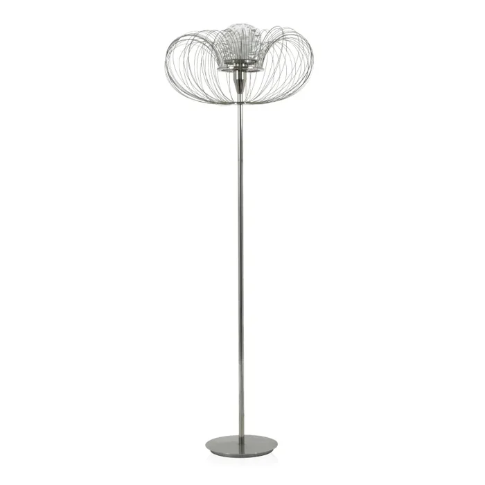 Metal Wire / Orb Floor Lamp