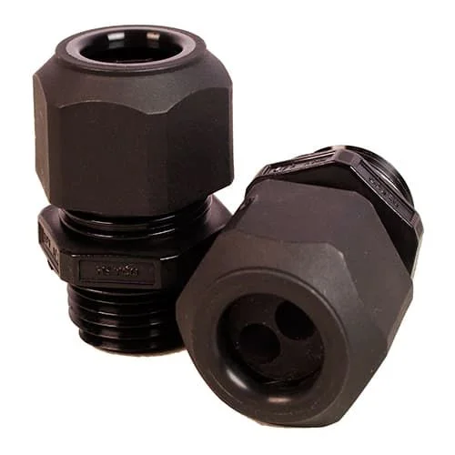 Midnite Solar, MNSR-1000-25PK, 1/2 in 1000V Heyco Strain Relief accepts two 6mm PV wires. (Bag of 25)