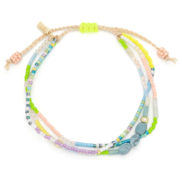 Mixed Media Bracelet – Harmony/Blue Howlite/Gold