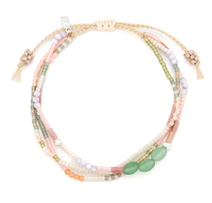 Mixed Media Bracelet – Optimism/Green Aventurine/Silver