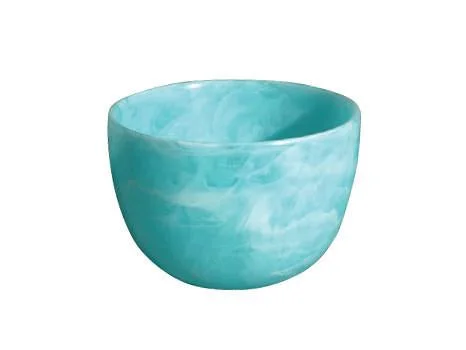 Nashi Home Resin Aqua Swirl Deep Medium Bowl