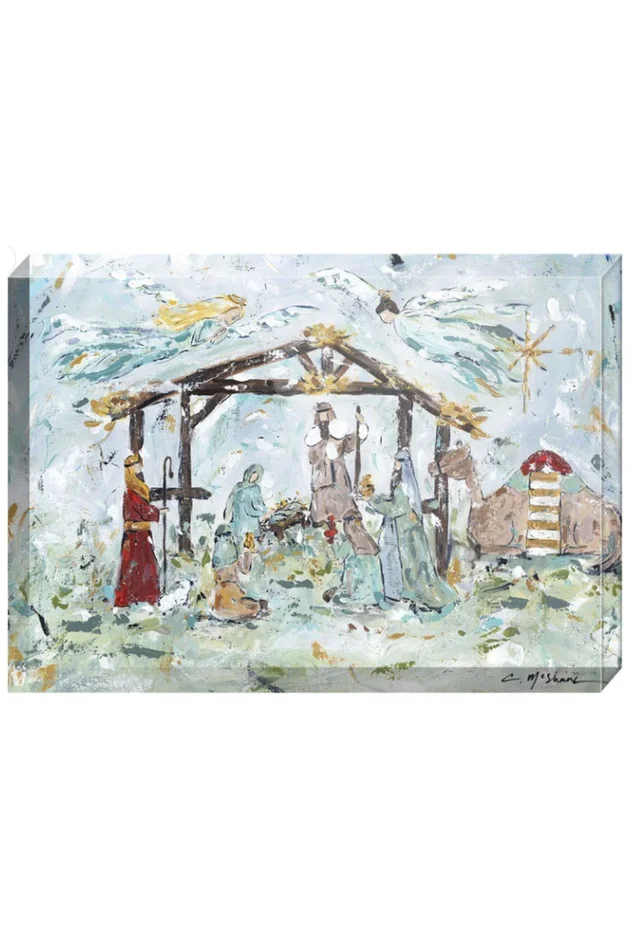 NATIVITY ACRYLIC BLOCK