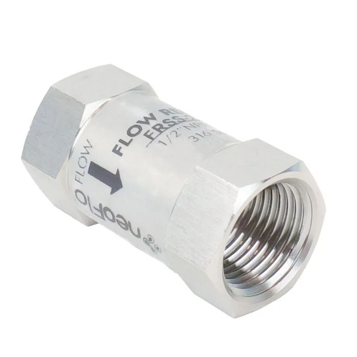 Neo-Pure Stainless Steel Flow Control 2 gpm 316SS 1/2 FPT