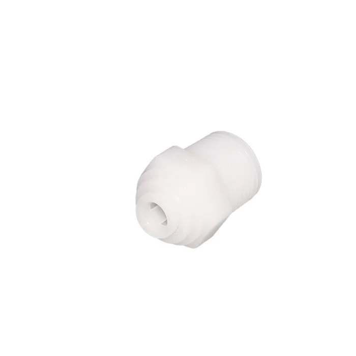 NeoFit – Acetal Natural White Male Connector- 3/8″tube OD x 1/8″NPTF