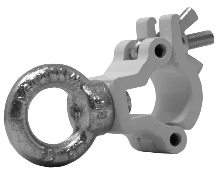 Odyssey LACE25SW Aluminum Small Mini Clamp with Eye Bolt – White Finish