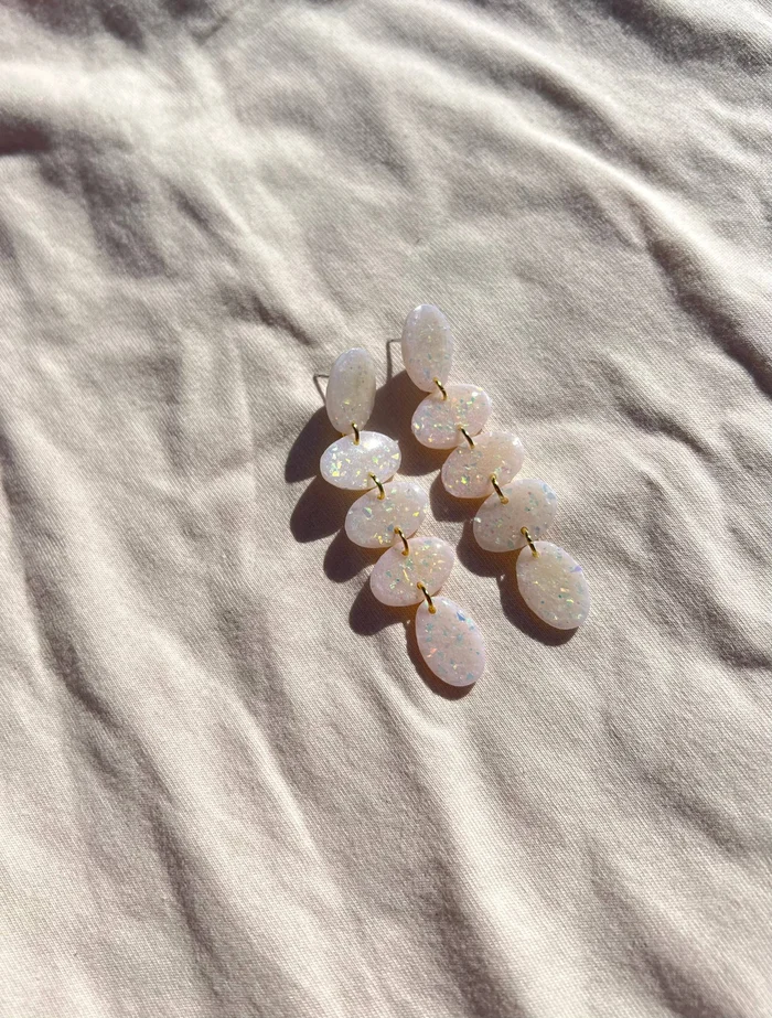 Opal Pebble Earrings