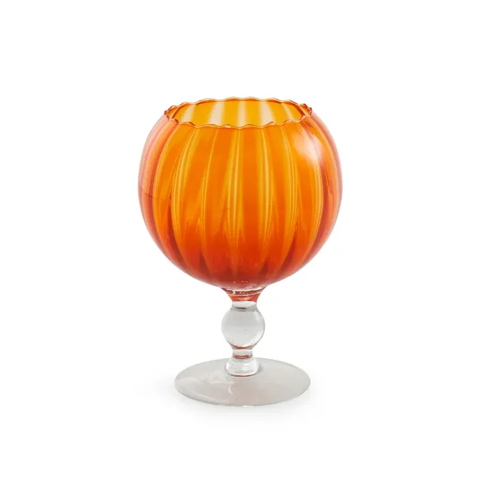 Orange Glass Chalice