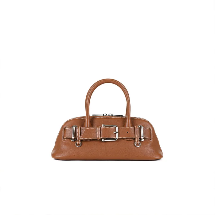OSOI BELTED ZIP BROCLE MINI BAG