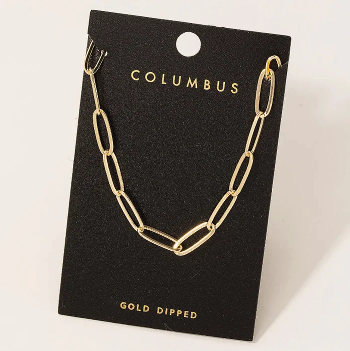 Oval Cable Chain Necklace