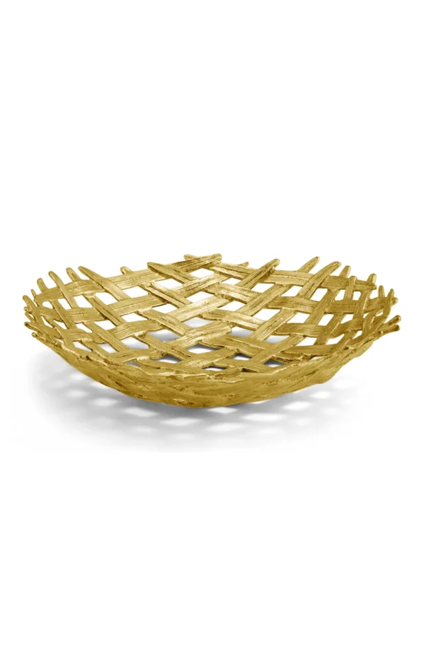 Palm Centerpiece Shallow Bowl
