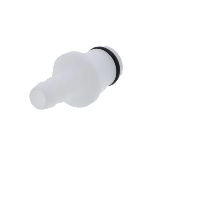 PLC22004V In-Line Hose Barb Coupling Insert 1/4 ID Barb FKM (Viton) O-rings