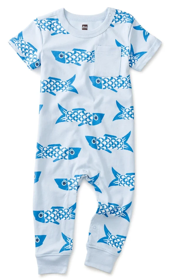 Pocket Baby Romper (Short Sleeve) – Koinobori