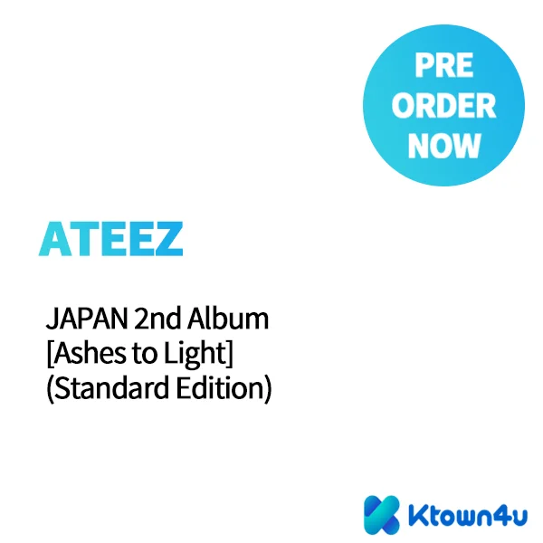 [PRE-ORDER] ATEEZ – JAPAN 2nd Album Ashes to Light (Standard Edition)