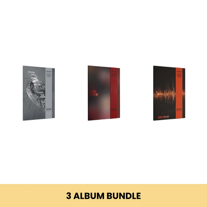 (PRE-ORDER) TREASURE – 3RD MINI ALBUM [LOVE PULSE] (3 VERSIONS) BUNDLE