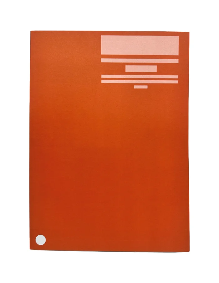 Printed Book of Stephanie Syjuco’s “The International Orange Commemorative Store (A Proposition),” 2012