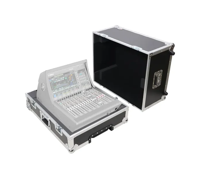 ProX XS-YDM7COMPACT HWPULL, ATA Flight Console Case for Yamaha DM7 with Pull Handle and Wheels