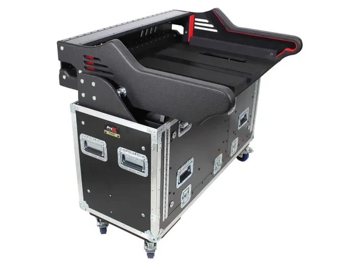 ProX XZF-MID-HD2ULMA, MIDAS Heritage D Flip-Ready Hydraulic Console Case with 2U Rack Space