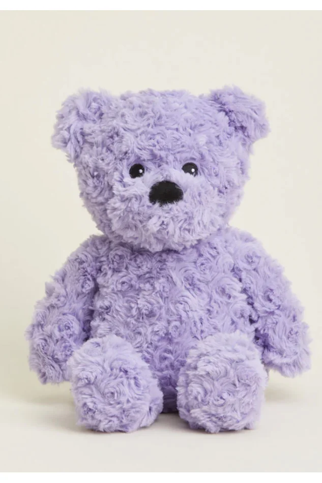 PURPLE CURLY BEAR WARMIES