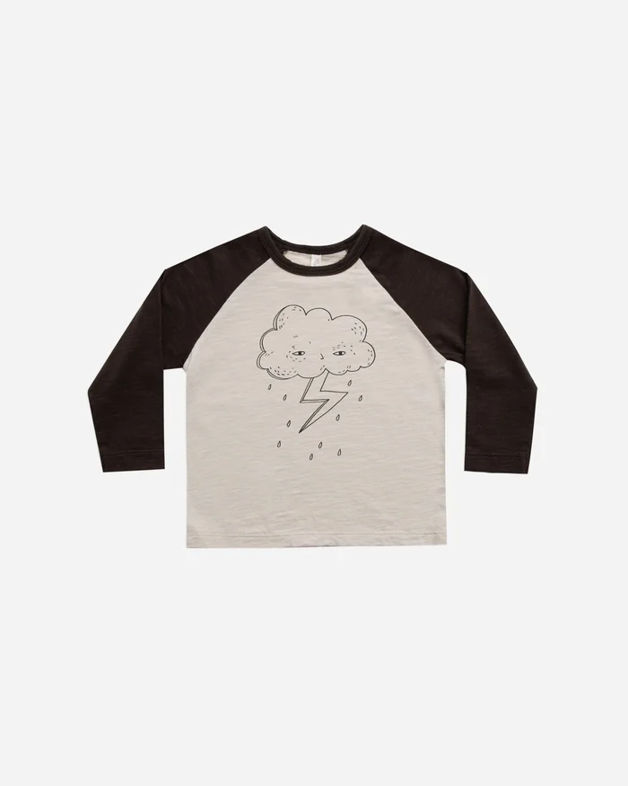 Raglan Tee – Vintage Black Raincloud