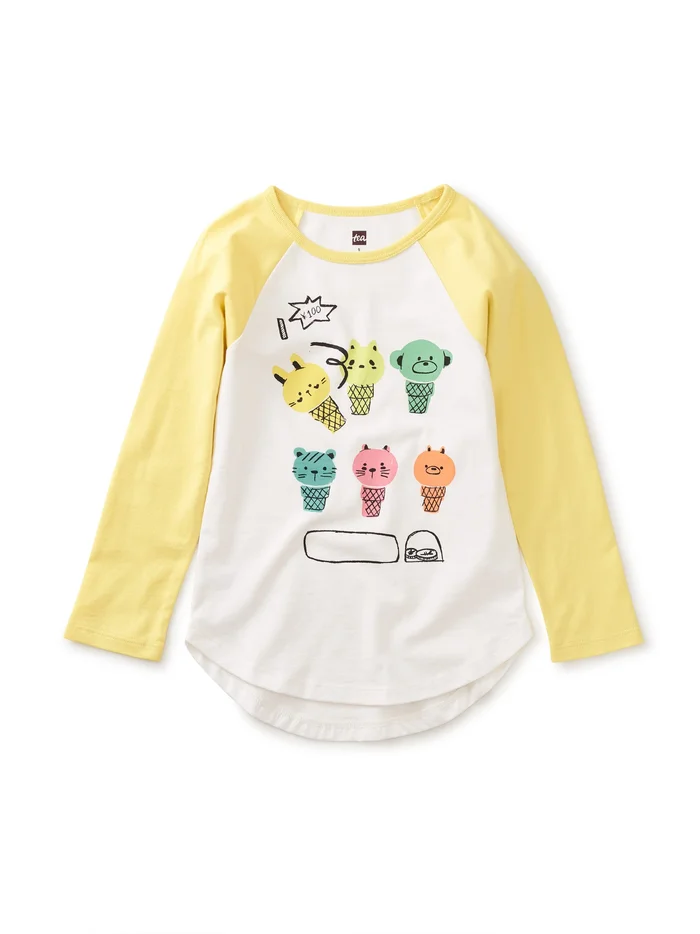 Raglan Tee (Long Sleeve) – Ice Cream