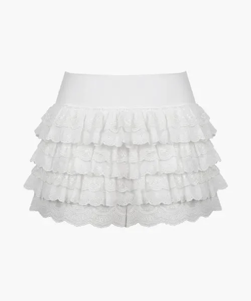 ROUGHNECK Lace Tutu Pants Skirt