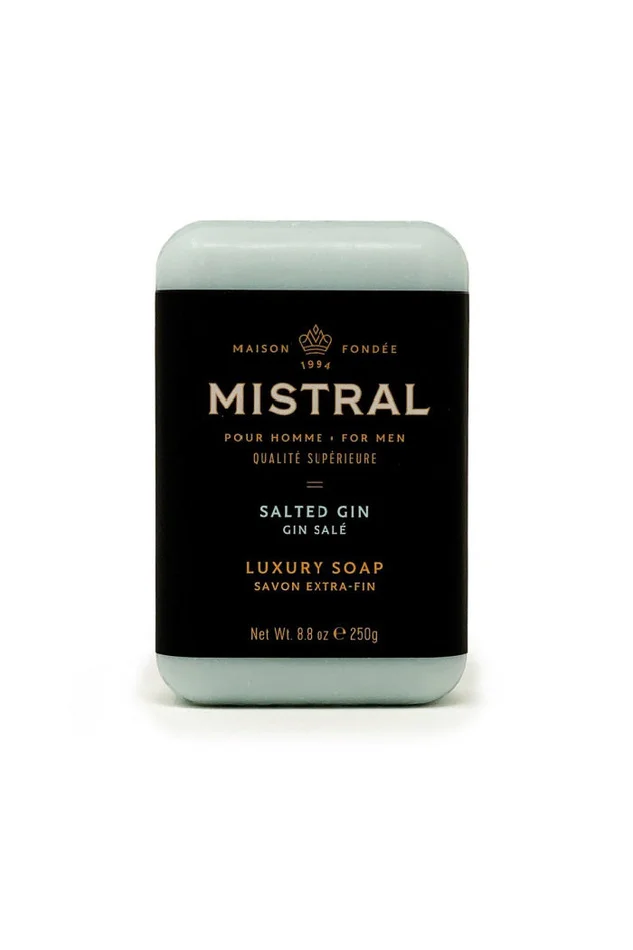 SALTED GIN BAR SOAP-8.8 OZ