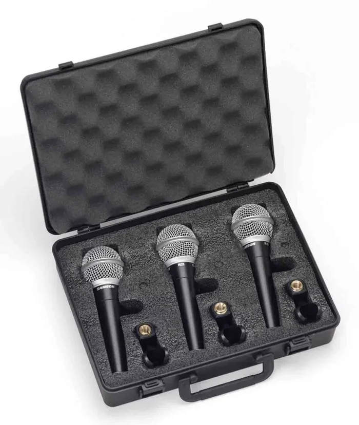 Samson R21 (3-pack) Dynamic Vocal and Presentation Microphone 3-Pack