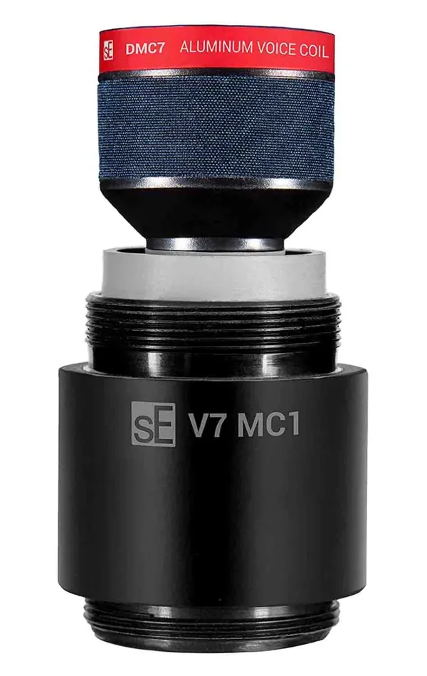 sE Electronics V7 MC1 BLACK Supercardioid Handheld Dynamic Microphone Capsule for Shure Wireless – Black - Image 2
