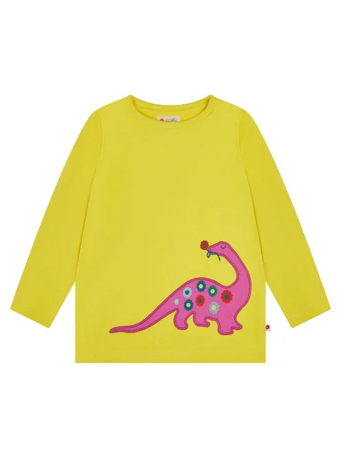 Shirt (Long Sleeve) – Dinosaur Applique