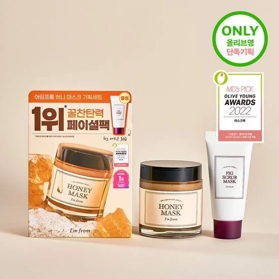 [Shonnu’s PICK] I’m from HONEY MASK 120g (+FIG SCRUB MASK 30g)