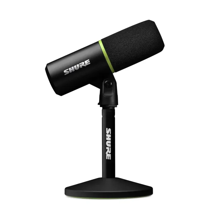 Shure MV6 USB Cardioid Dynamic Microphone for PC Gamers and Streamers