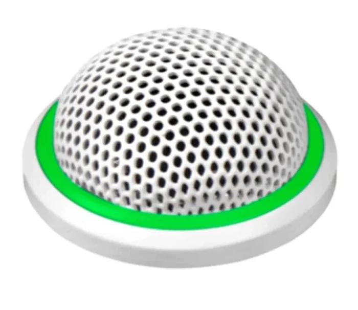 Shure MX395W-LED Microflex Low Profile Boundary Microphones with Bi Color Status Indicator – White