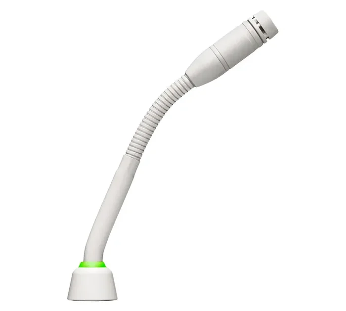 Shure MX405WLP/C-VBDL, Shock-Mounted Gooseneck Mic with Cardioid Capsule – White