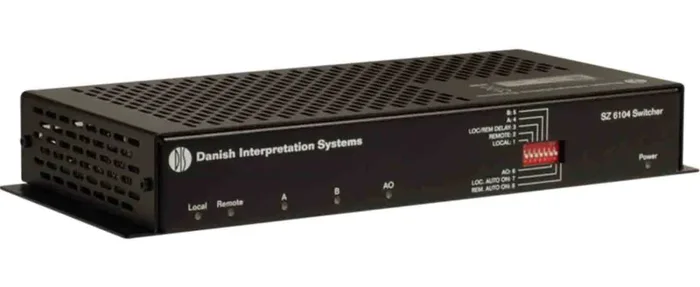 Shure SZ 6104 Switcher to Connect Two DIS-CCU Central Units