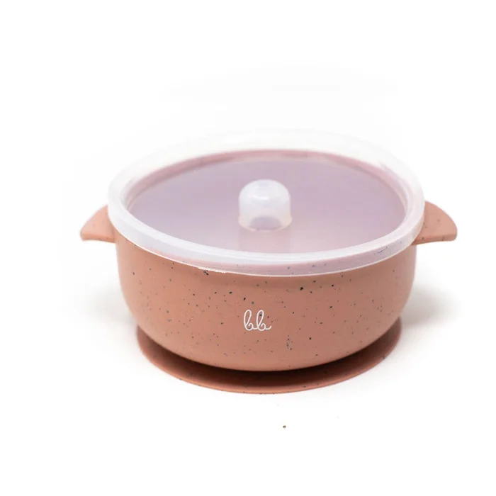 Silicone Bowl – Rose Dawn Speckled